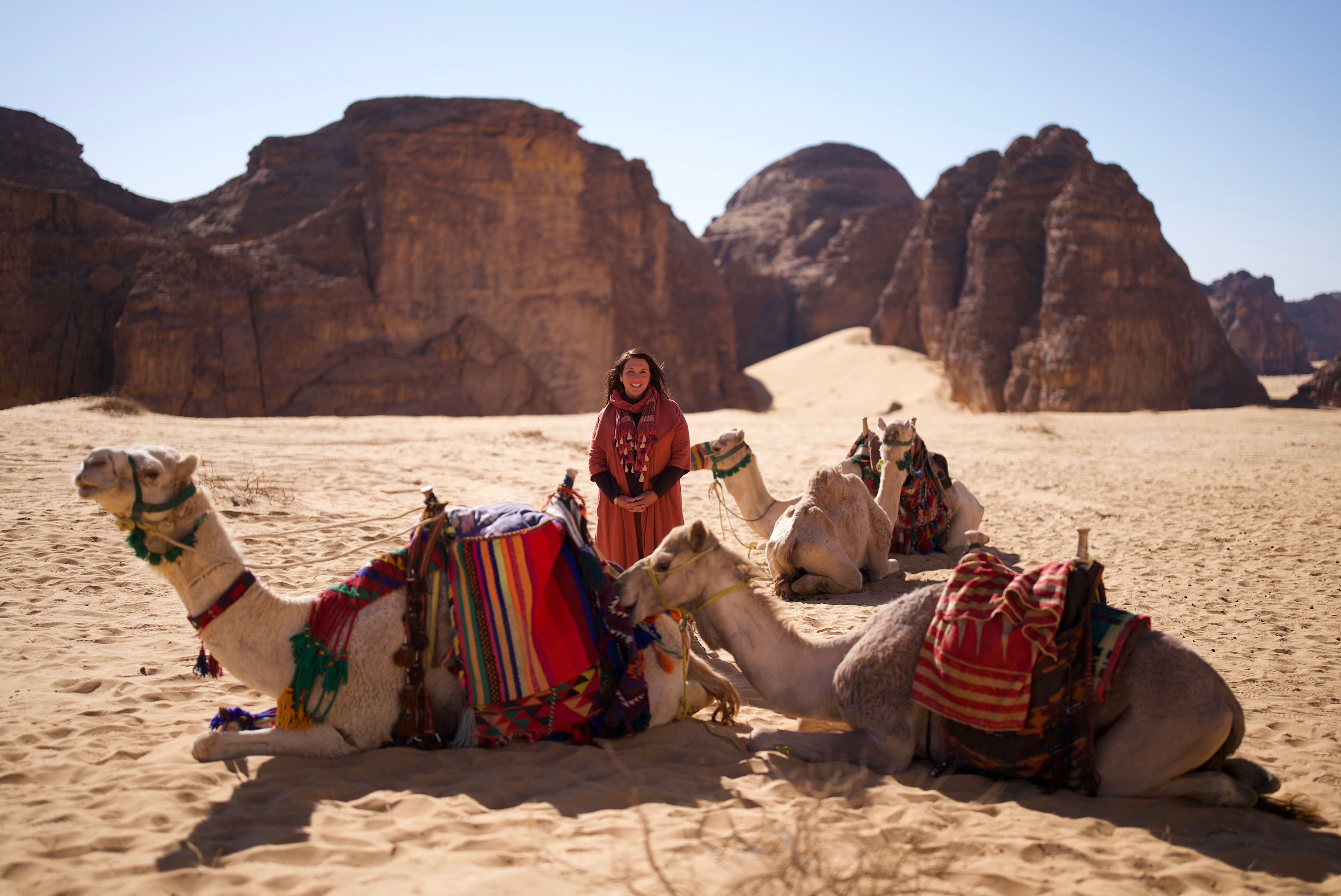 在沙烏地阿拉伯古老城市黑格拉