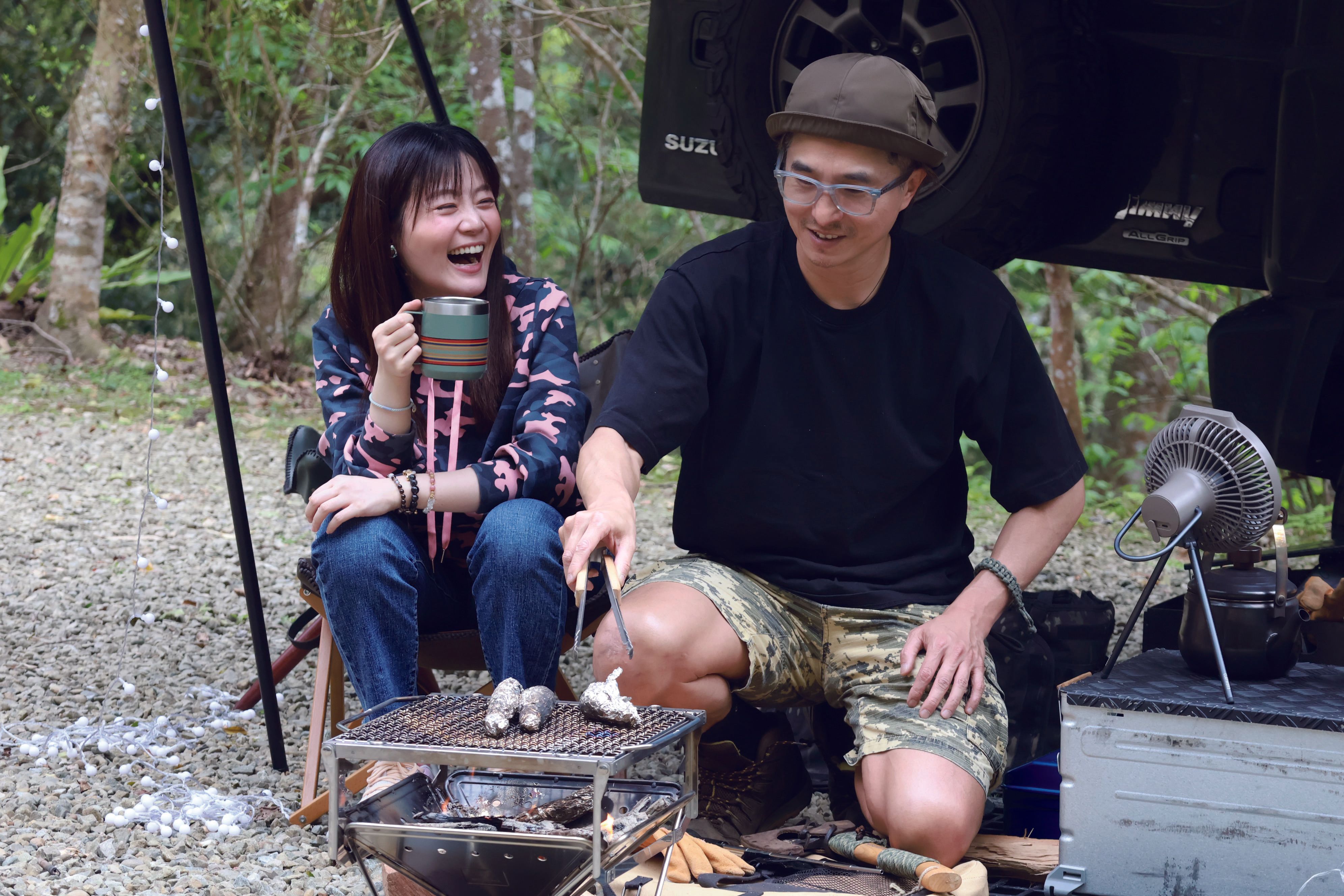 幕前活潑形象的王少偉，其實很喜歡山林間享受獨處