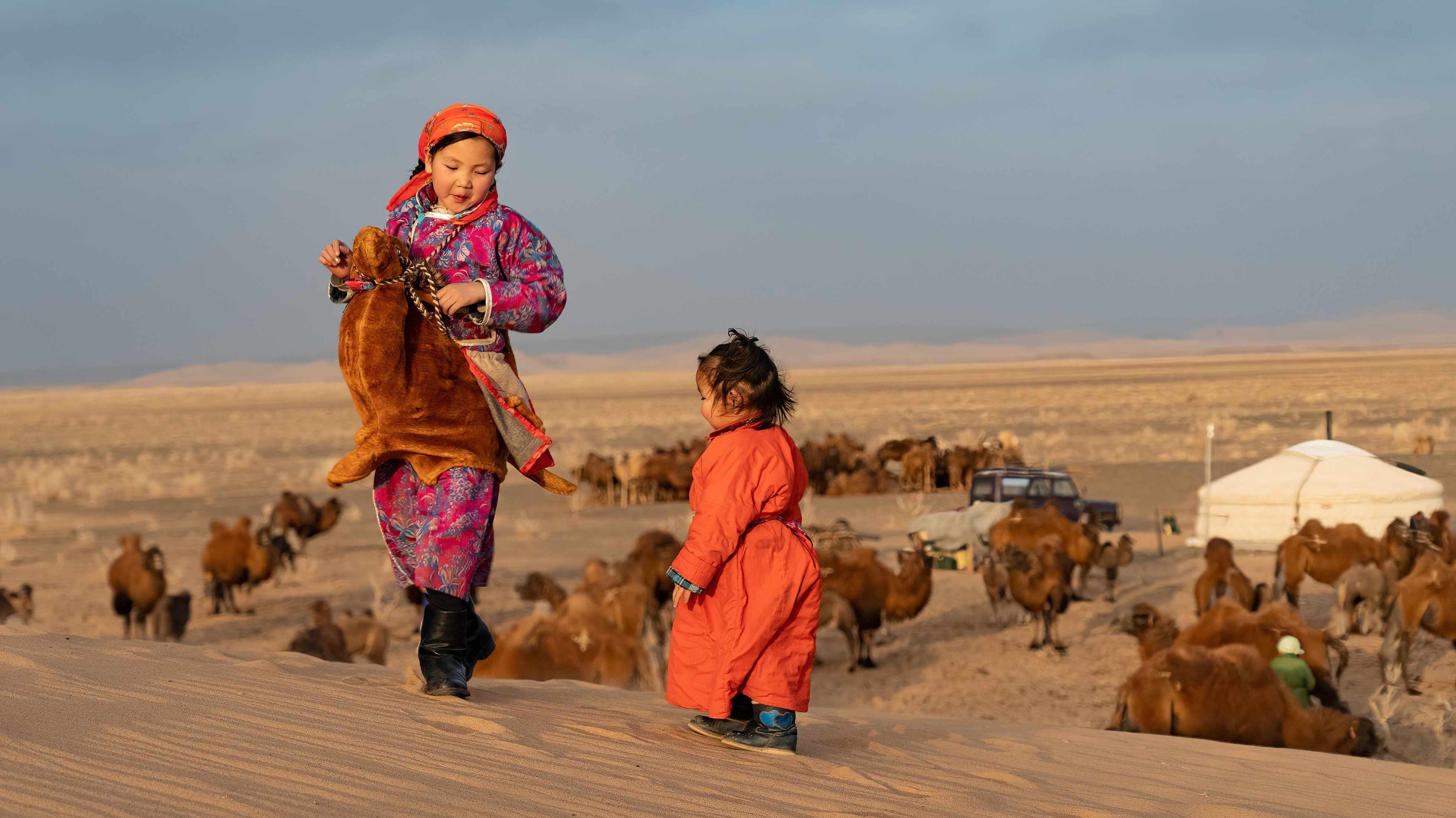 馴養金鵰的哈薩克族