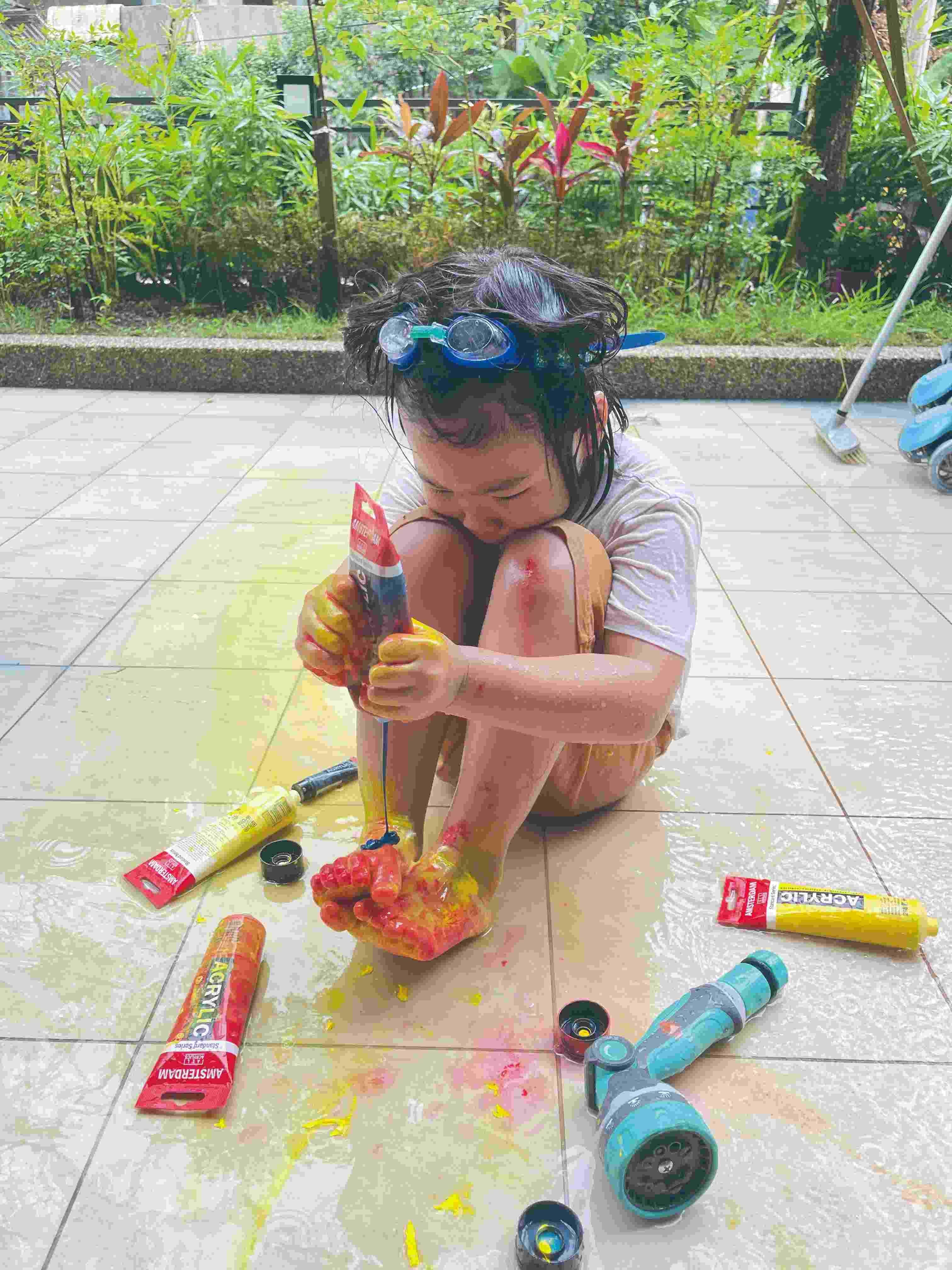 我的腳也可以是調色盤