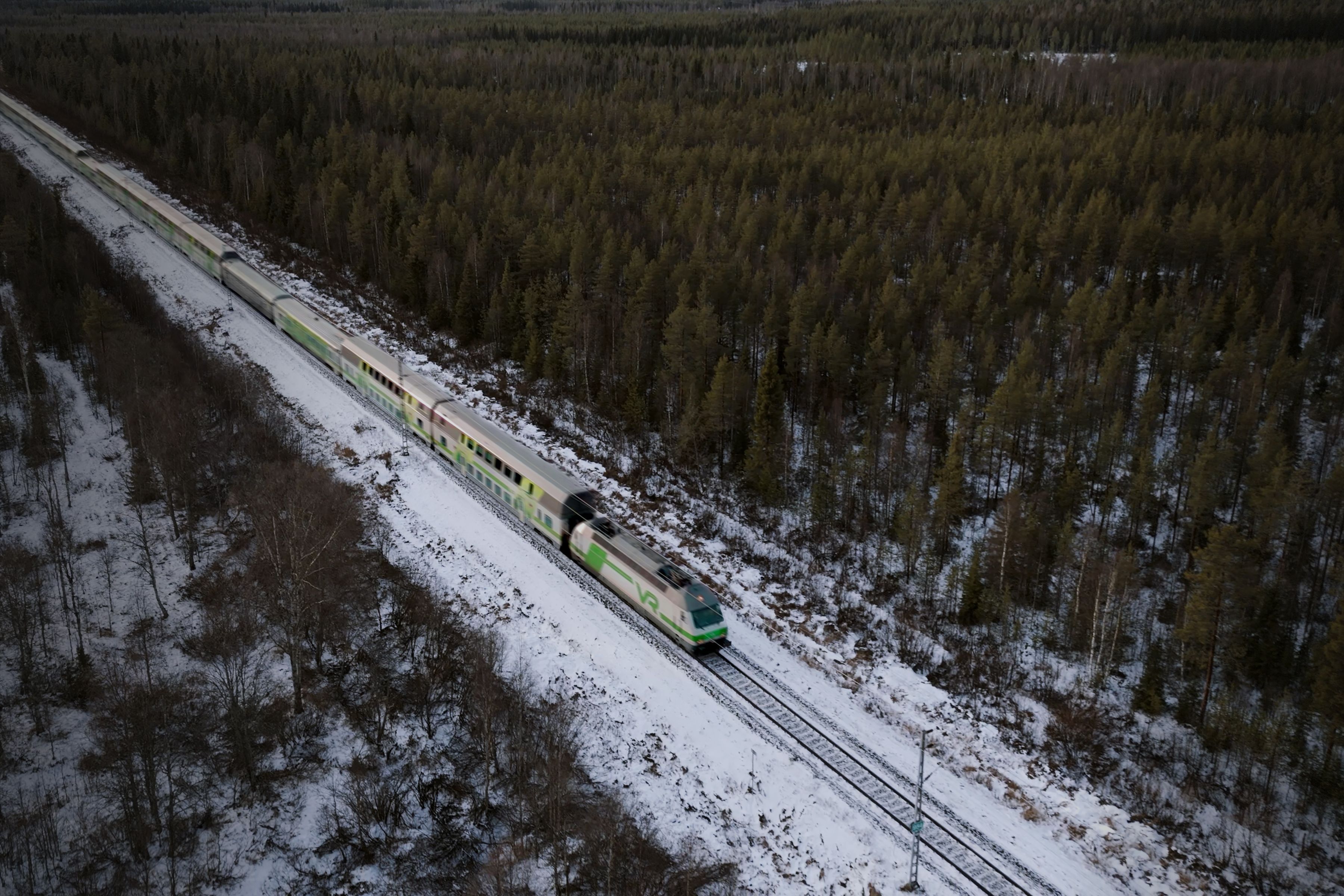 芬蘭國家鐵路的北極特快車