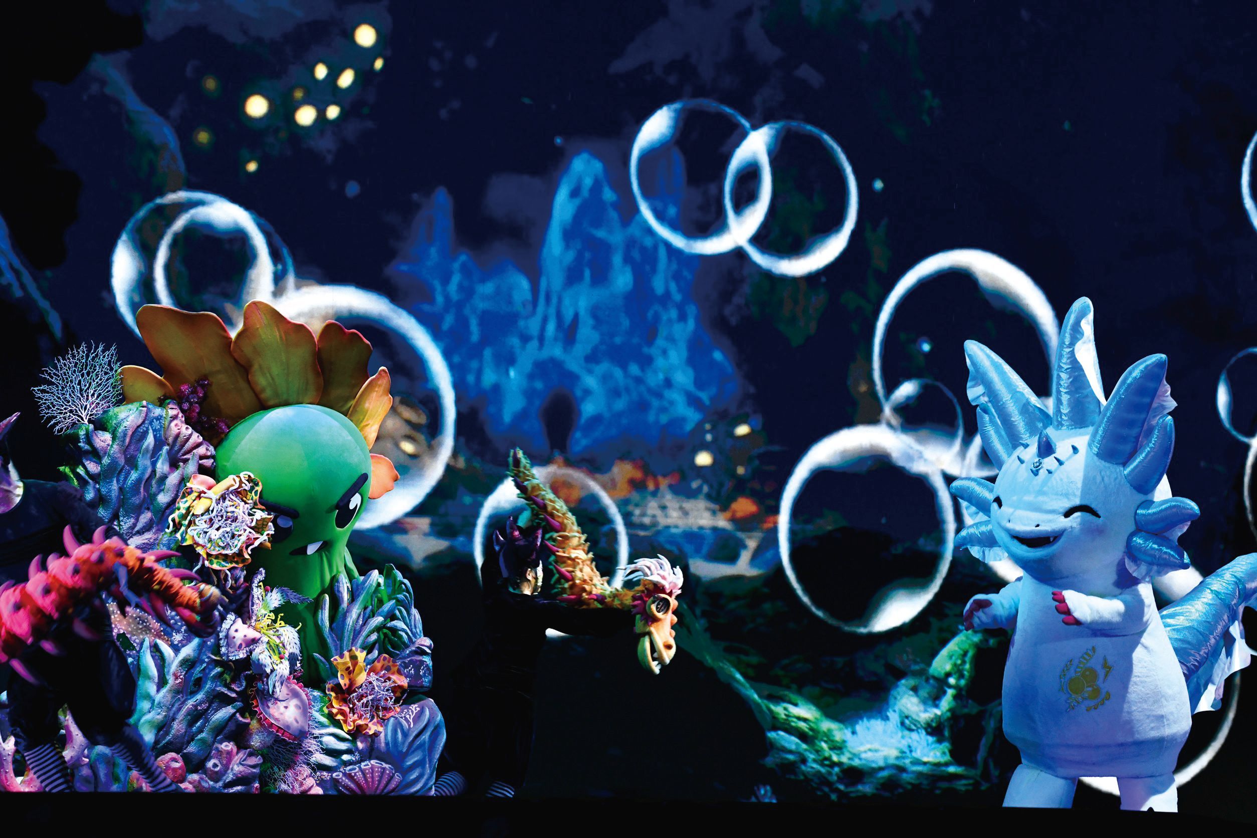 夢幻的場景讓觀眾看得目不暇給