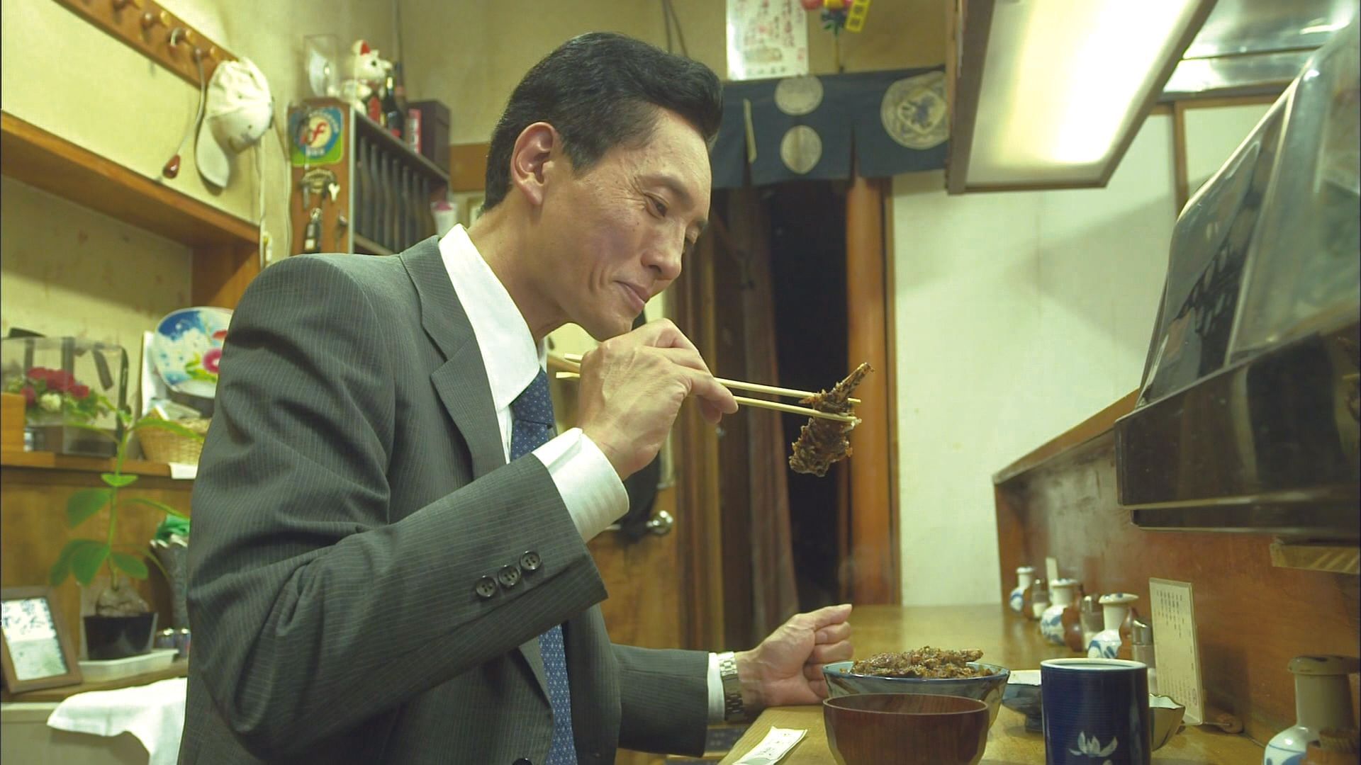 五郎大叔一邊大快朵頤,內心一邊湧現幽默且細膩的靈魂獨白。