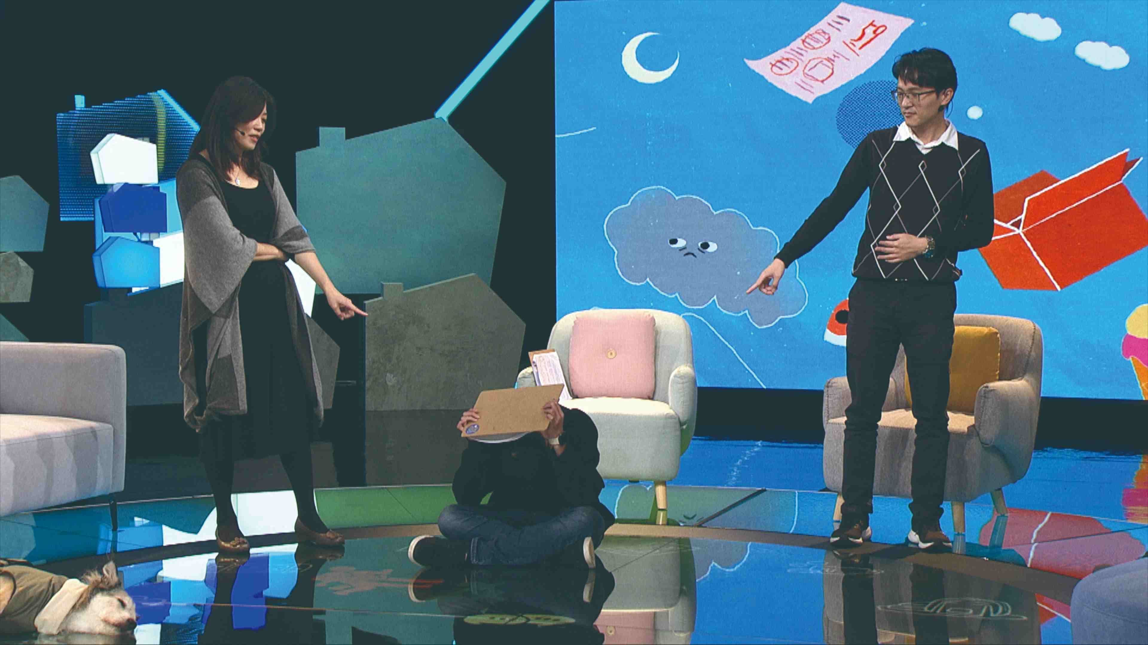 馬醫師帶著親子做溝通姿態練習，希望幫助彼此互相理解