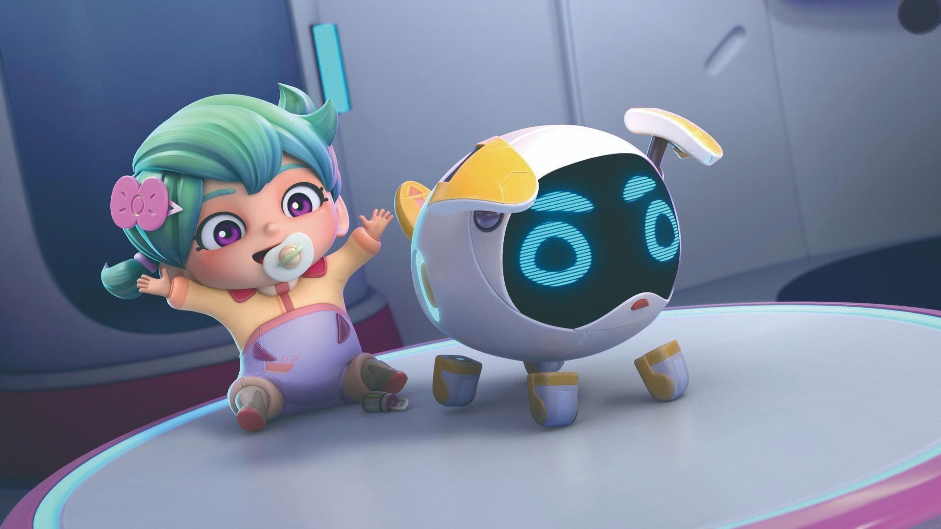 天才發明家邦妮與 AI 機器狗小巴