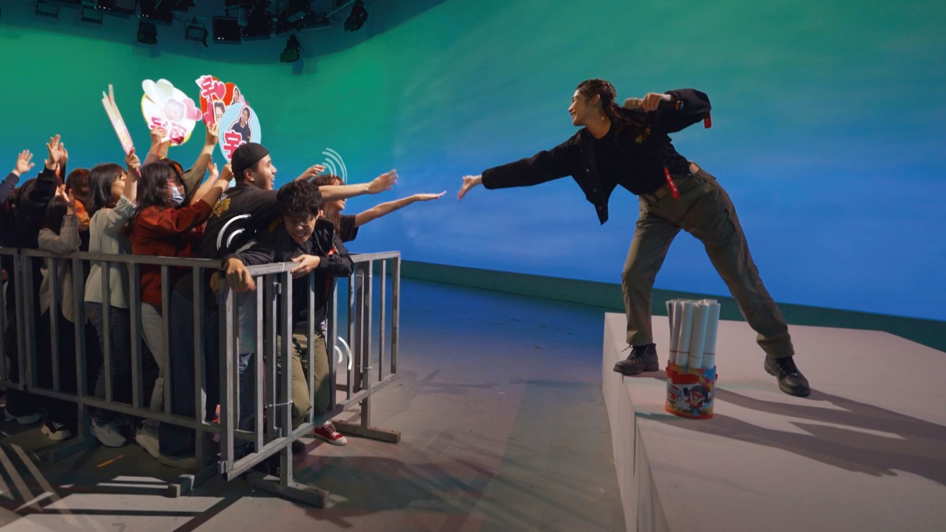 訓練班模擬人群擁擠情況