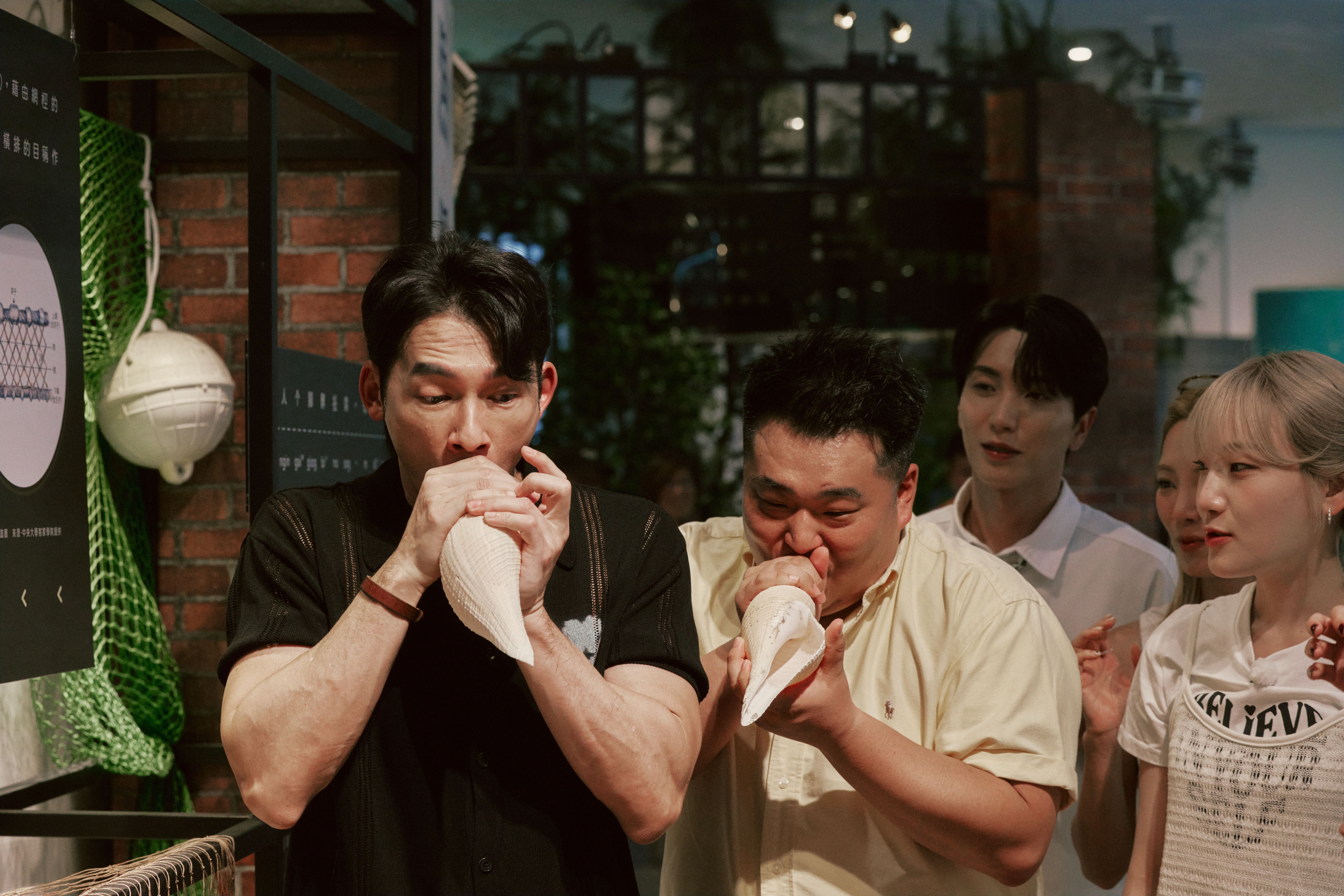 在永安海螺文化體驗園區體驗臺灣唯一的海客文化